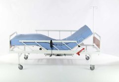 Hepa Karyola 2 Motorlu Tabanca Korkuluklu Hasta Karyolası H222-D