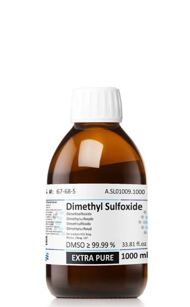 DMSO, Di Metil Sülfoksit 1 Lt | Alman Menşei | Cam Şişe