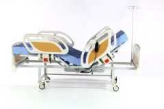 Hepa Karyola 2 Motorlu ABS Plastik Başlıklı ve Korkuluklu Hasta Karyolası H225-ABS