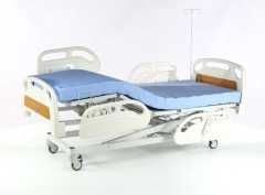 Hepa Karyola 3 Motorlu ABS Plastik Başlıklı ve Korkuluklu Hasta Karyolası H326 ABS