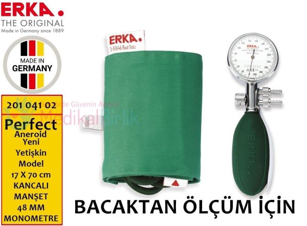 Erka Perfect Aneroid BACAKTAN ÖLÇER BÜYÜK MANŞET Tansiyon Aleti 201 041 02