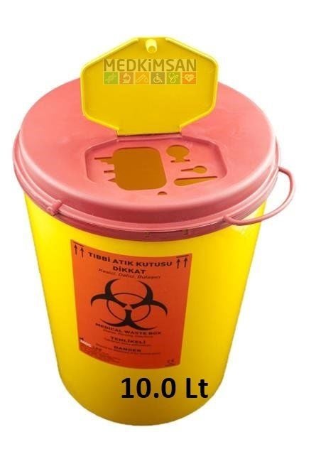 Tıbbi Atık Kovası 10.0 Lt 1 Adet, Tıbbi Atık Kutusu 10.0 Lt 1 Adet