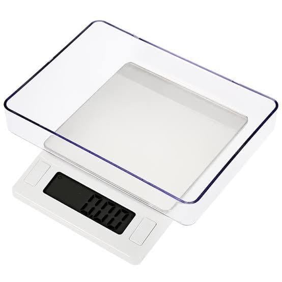 Hassas Terazi, 4kg/0.1gr Laboratuvar, Mutfak Terazisi Kare Model