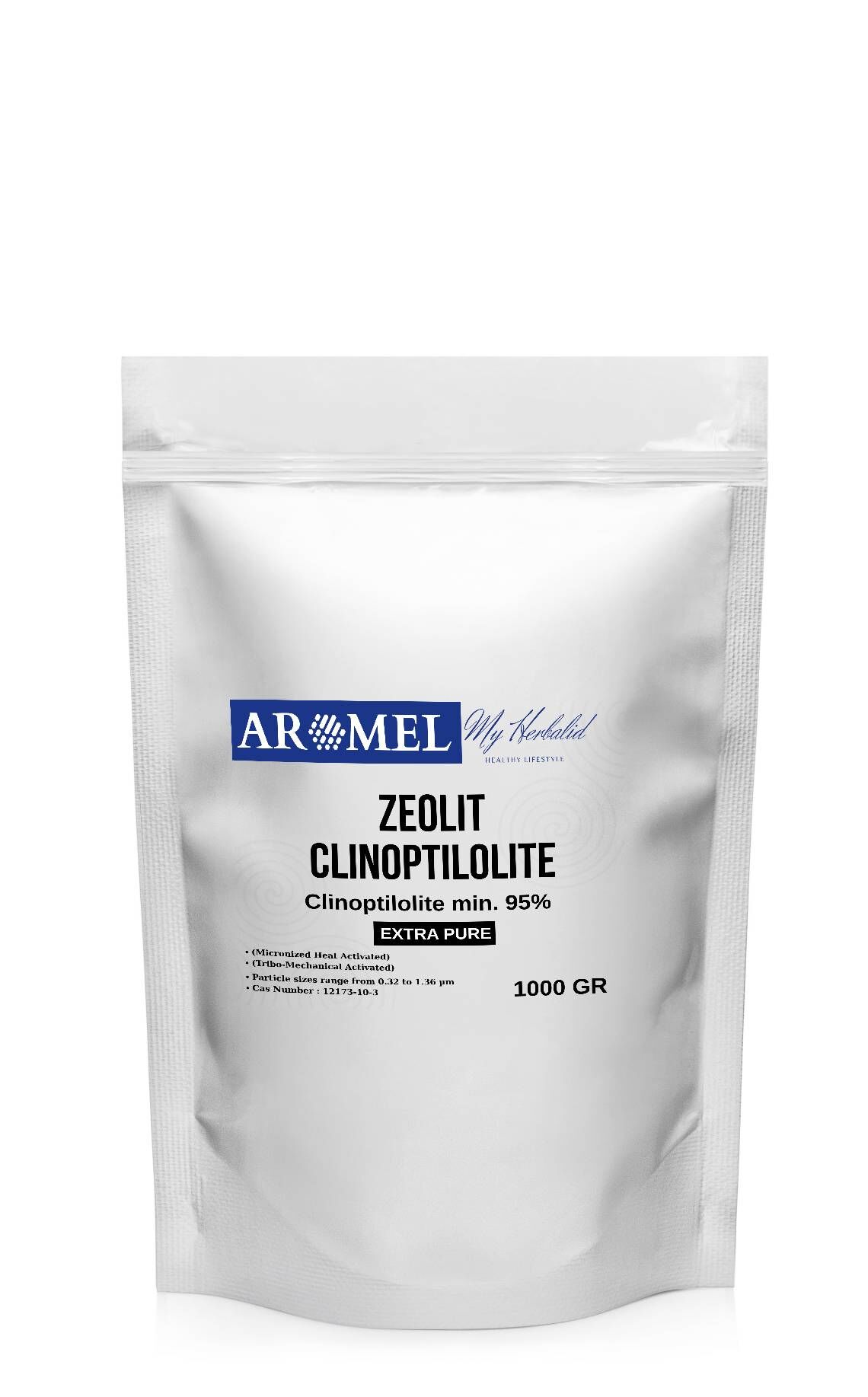 Zeolit Tozu | 1 kg | Ultra Fine | Mikronize Aktif Zeolit, Clinoptilolite