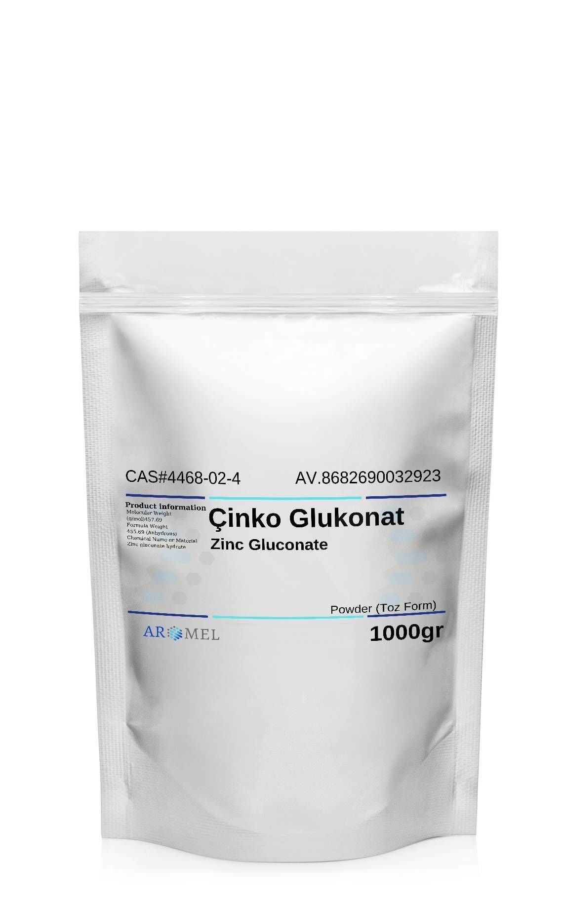 Aromel Çinko Glukonat | 1000 gr | ‎Zinc Gluconate