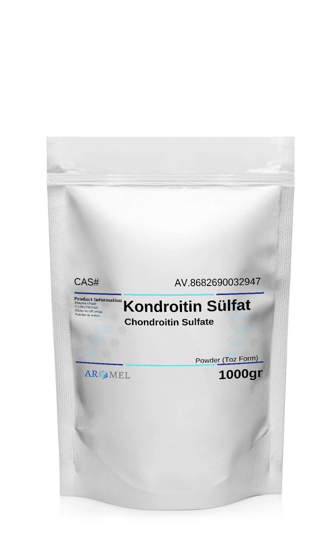 Aromel Kondroitin Sülfat | 1000 gr | ‎Chondroitin Sulfate %100 SAF Toz Form