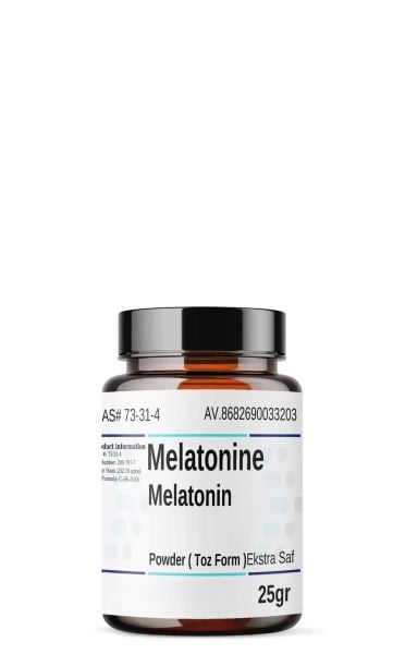 Melatonin | 25 gr | ‎Melatonine | Ekstra Saf Toz Form