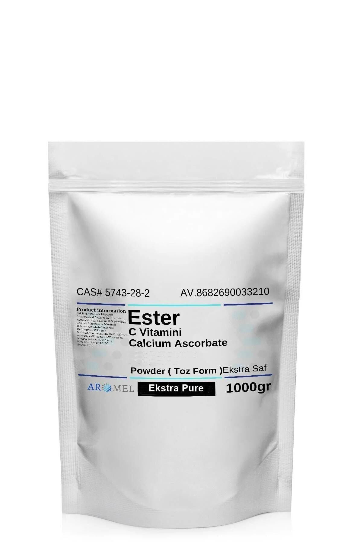 Ester C 1000 gr | C Vitamini, Kalsiyum Askorbat Ekstra Pure