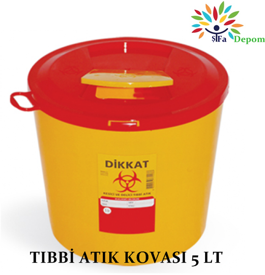 Tıbbi Atık Kovası 5 Lt